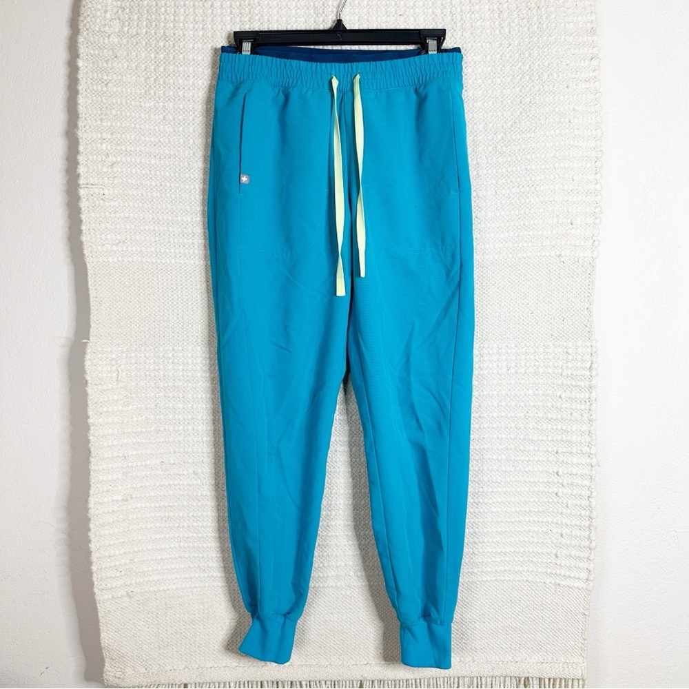 FIGS teal blue Zamora joggers scrub pants XS